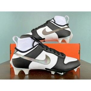 Nike Vapor Edge Dunk Football Cleats Black/White "Panda" Men's Sz 12 DZ4890-001